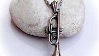 Trumpet Pendant - Stainless Steel