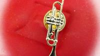 Trumpet Pin Badge