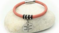 Red Wine Cork Music Bracelet From Chrissie C