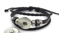 Piano Keys Multiwrap Leather Bracelet