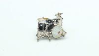 Drum Kit Pin Badge