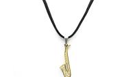 Sax Pendant in Gold - Stainless Steel