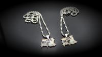 Drum Kit Pendant Necklace