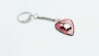 Drum Kit Guitar Pick Keychain