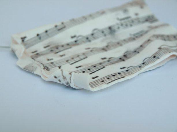 “Old Music Sheet” Choker