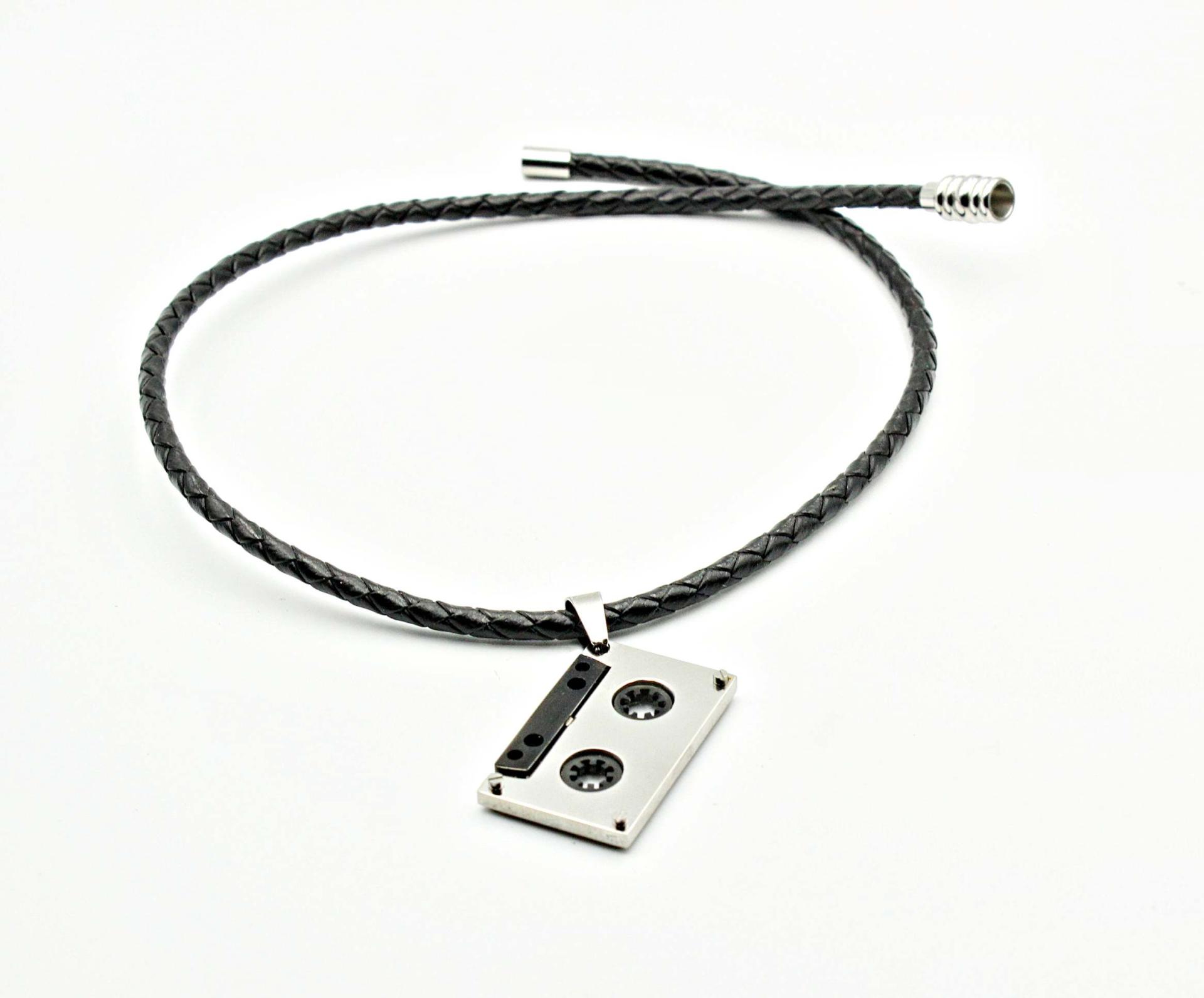 Audio Tape Stainless Steel Pendant Pendant Classic Style