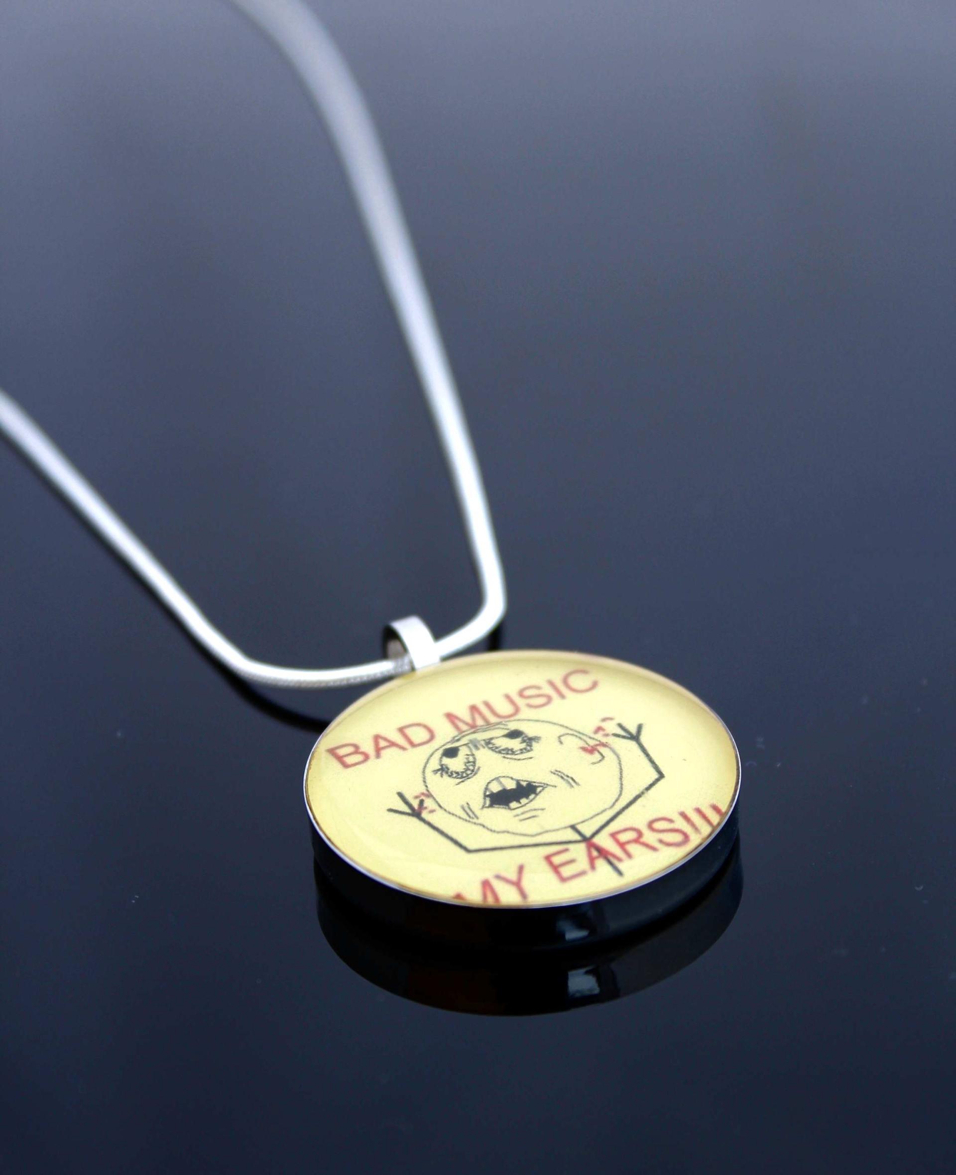 Comic Music Pendant