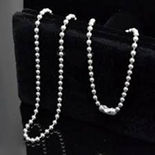 Stainless Steel Military Ball Link Chain 56cm - 3mm