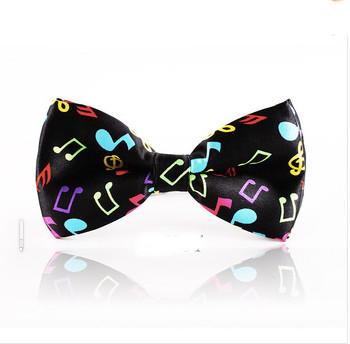 Musical Note Bow Tie - Colourful & Funky!