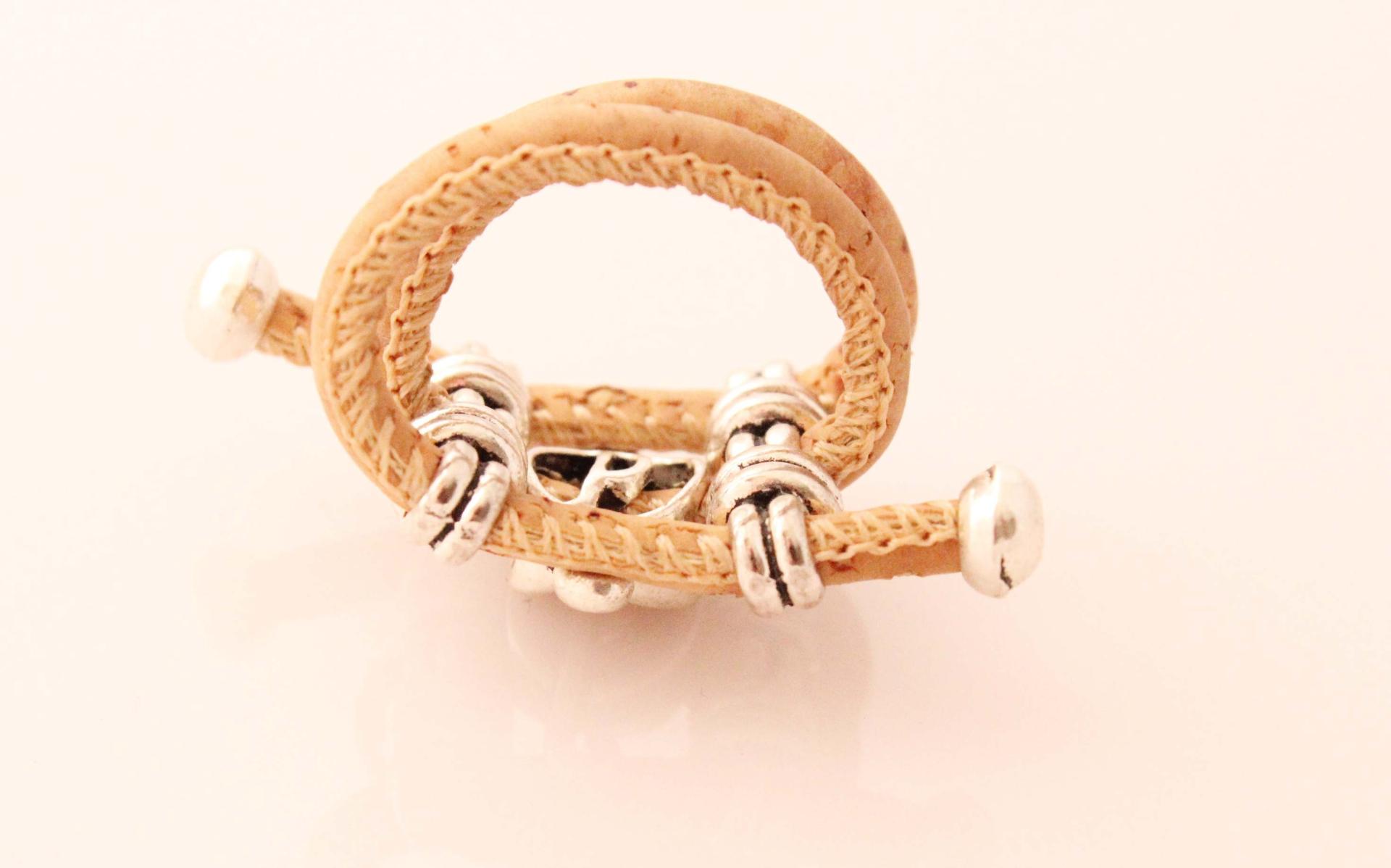 Treble Clef Adjustable Natural Cork Music Ring