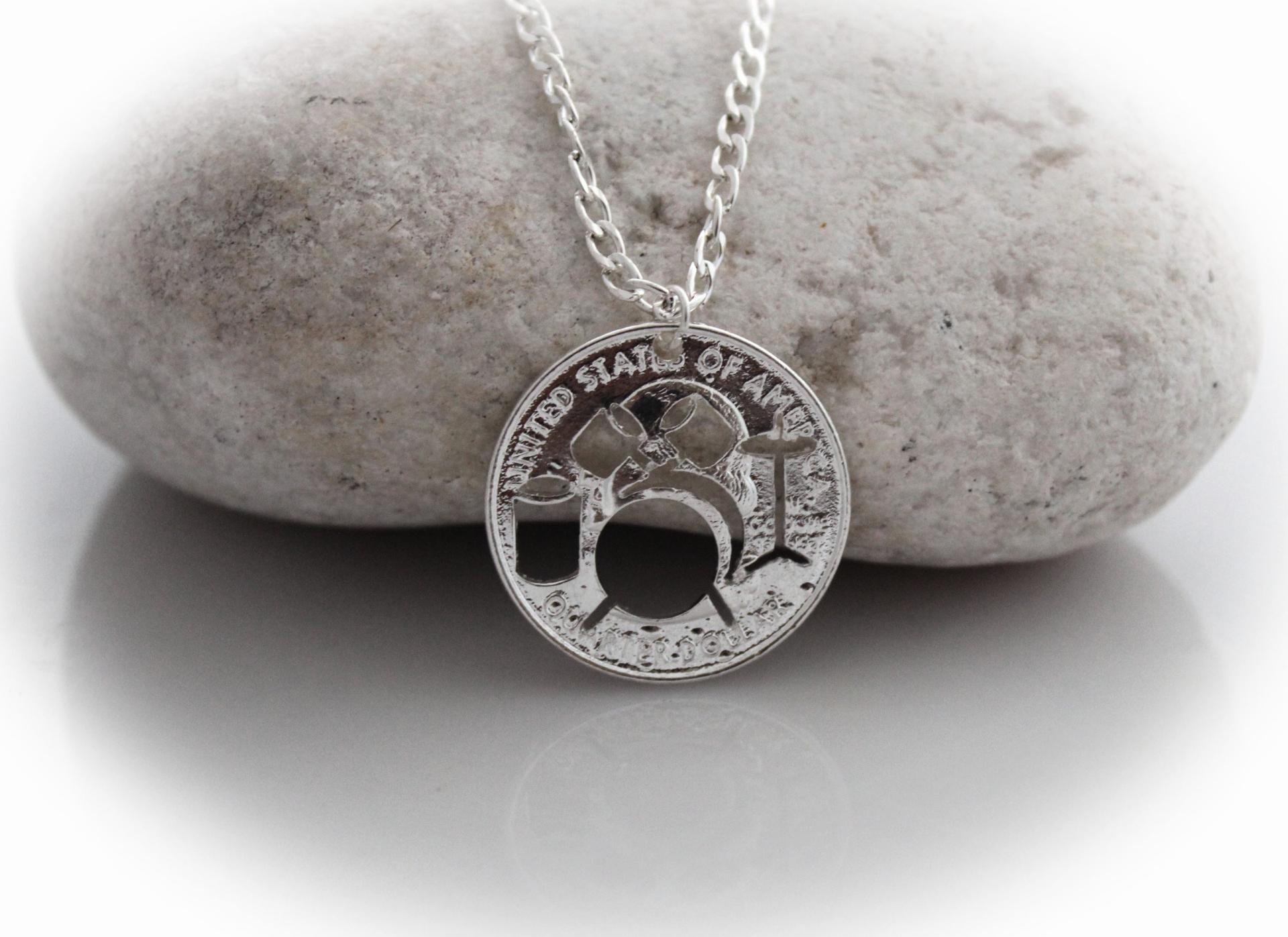 Drumkit Coin Necklace