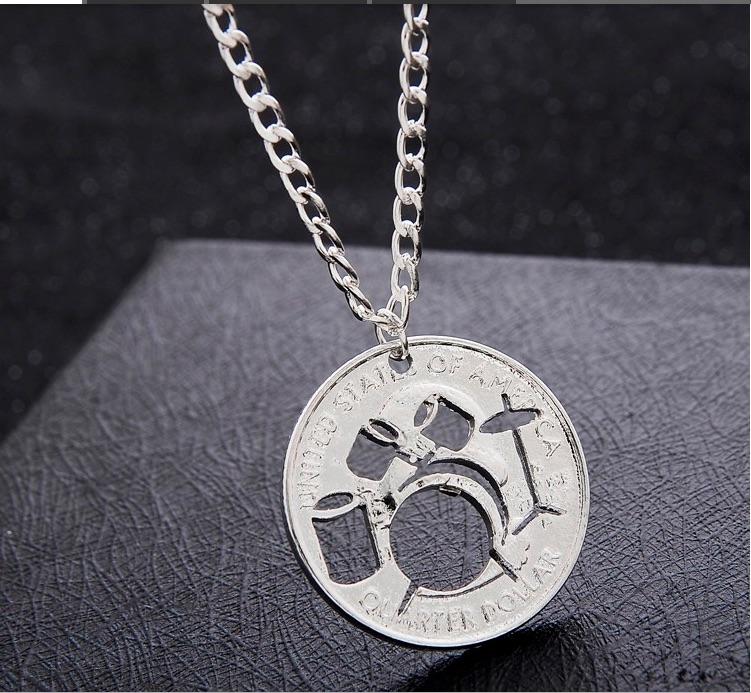 Drumkit Coin Necklace