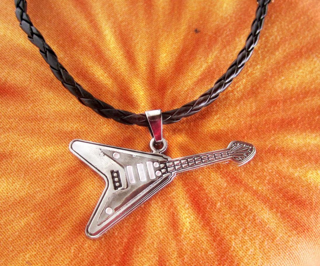 Guitar Pendant Flying V Style