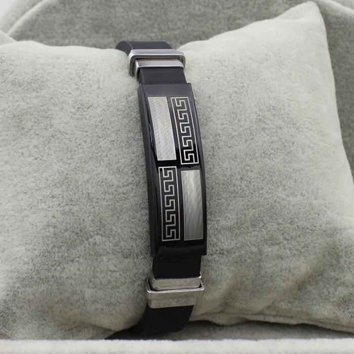 Titanium Steel "Great Wall" Design Bracelet