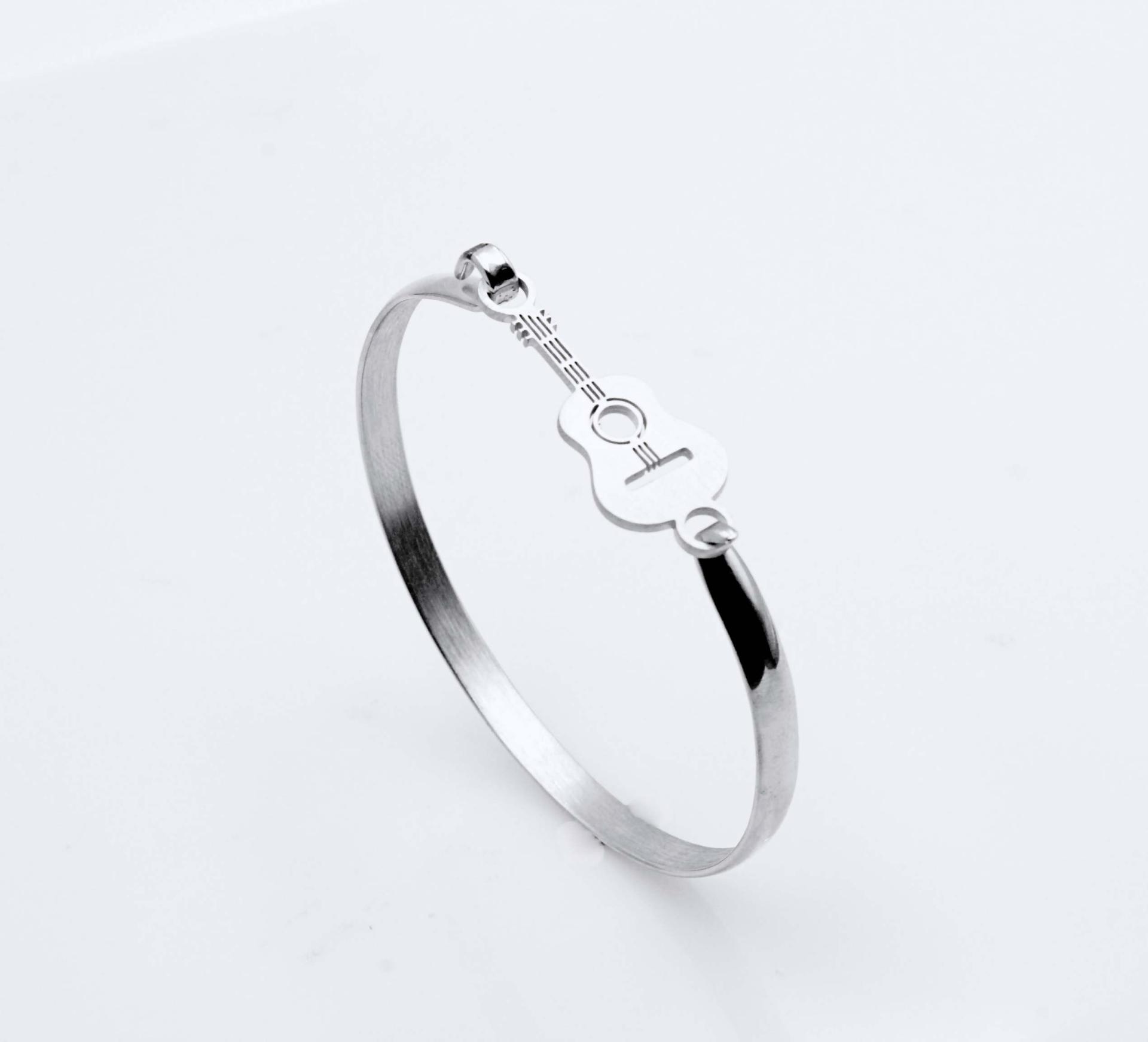 Guitar Bangle Stainless Steel