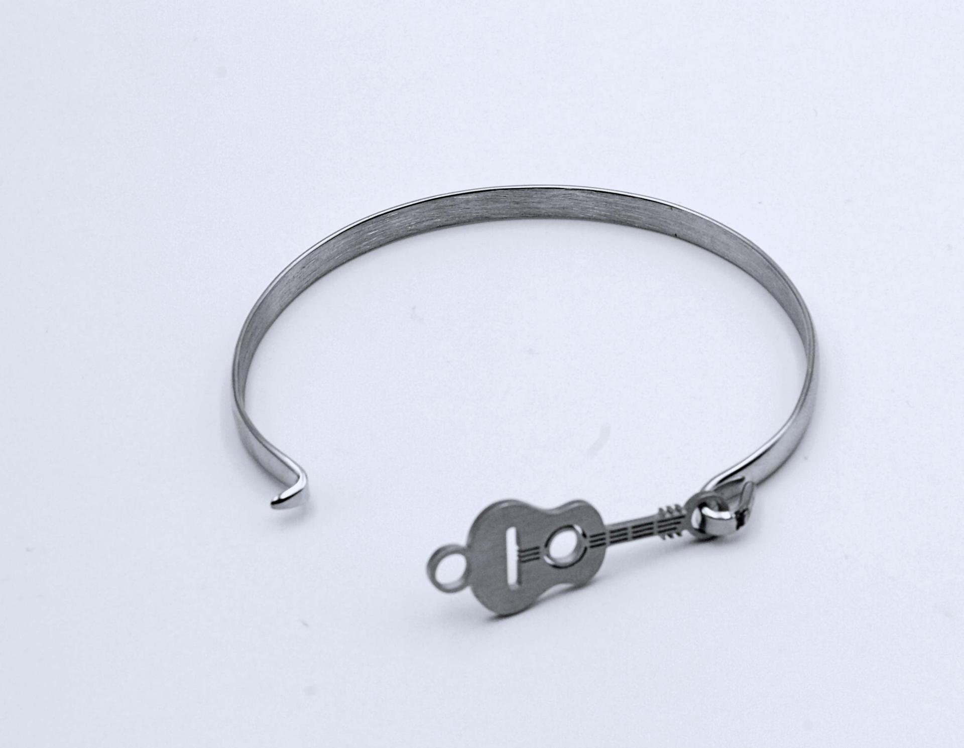 Guitar Bangle Stainless Steel