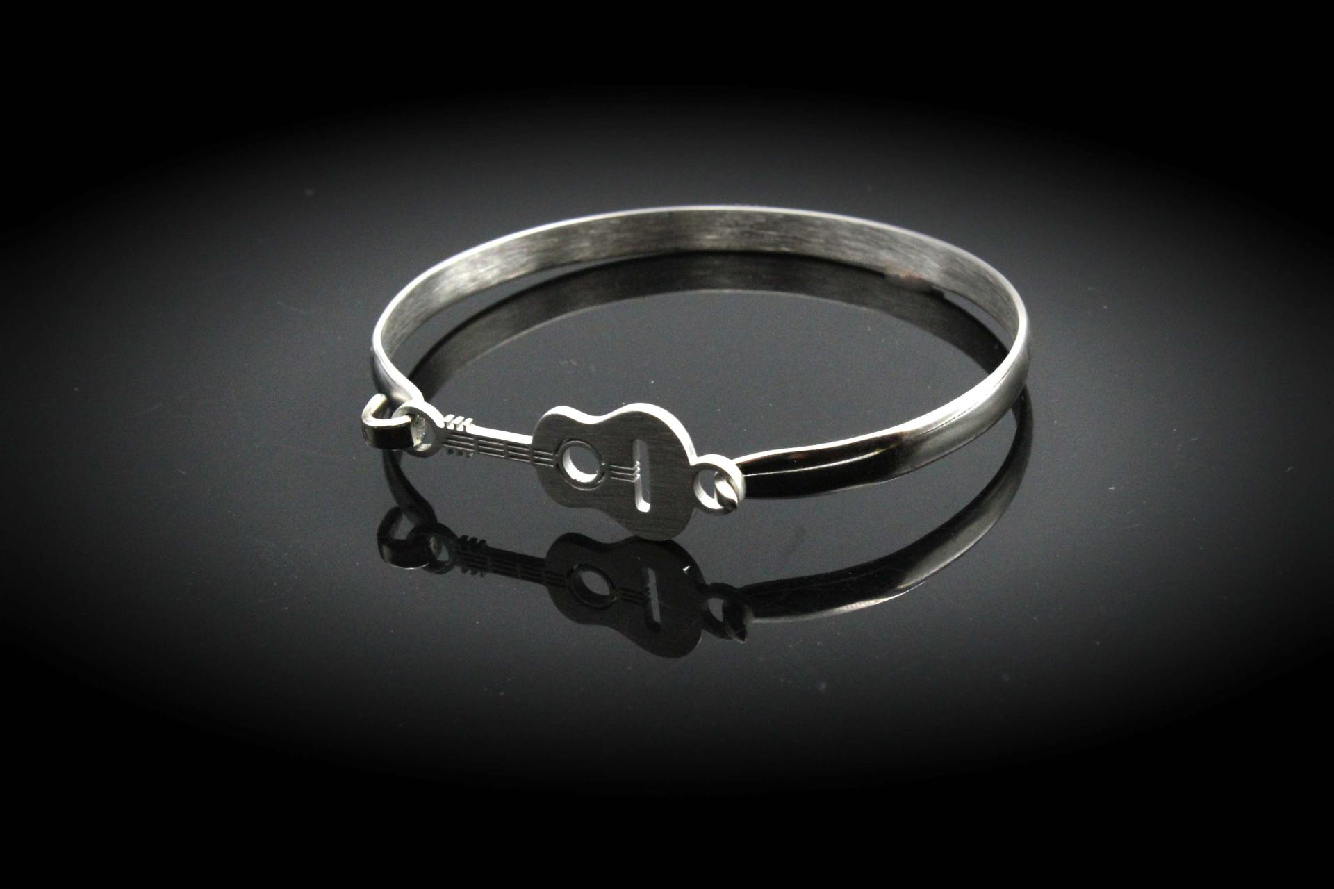 Guitar Bangle Stainless Steel