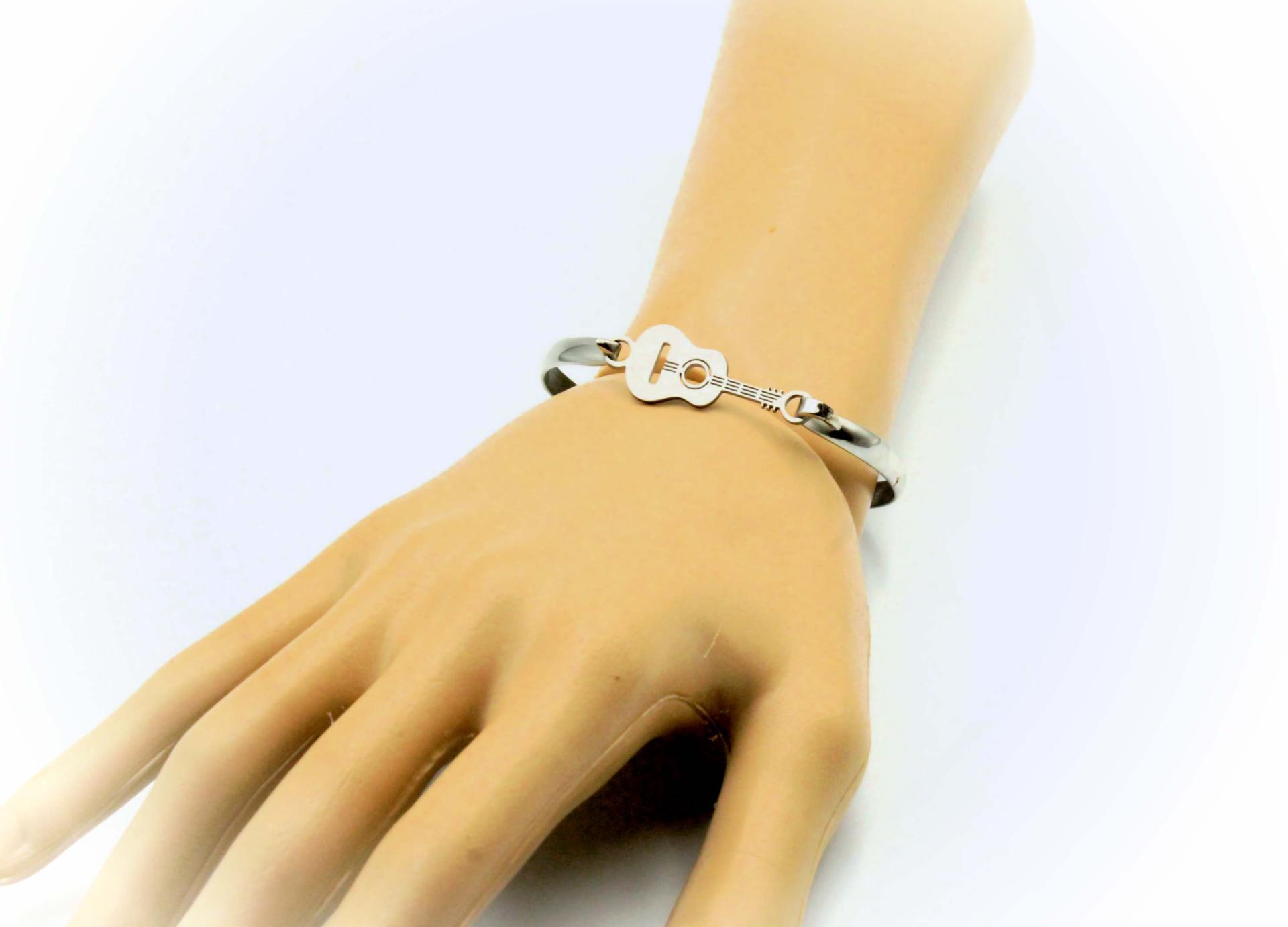 Guitar Bangle Stainless Steel