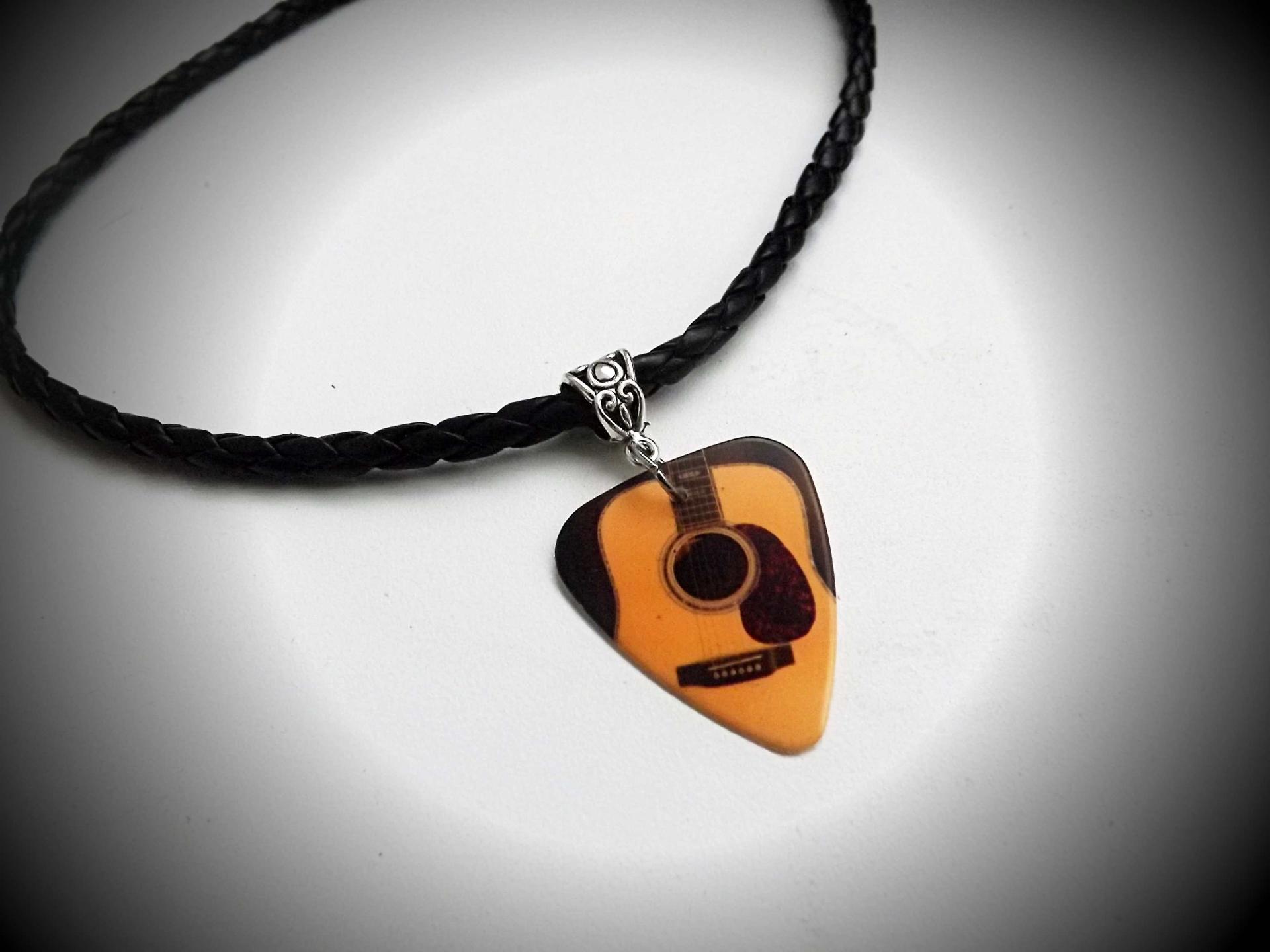 "Guitar Body" Image Choker Necklaces - Customisable!