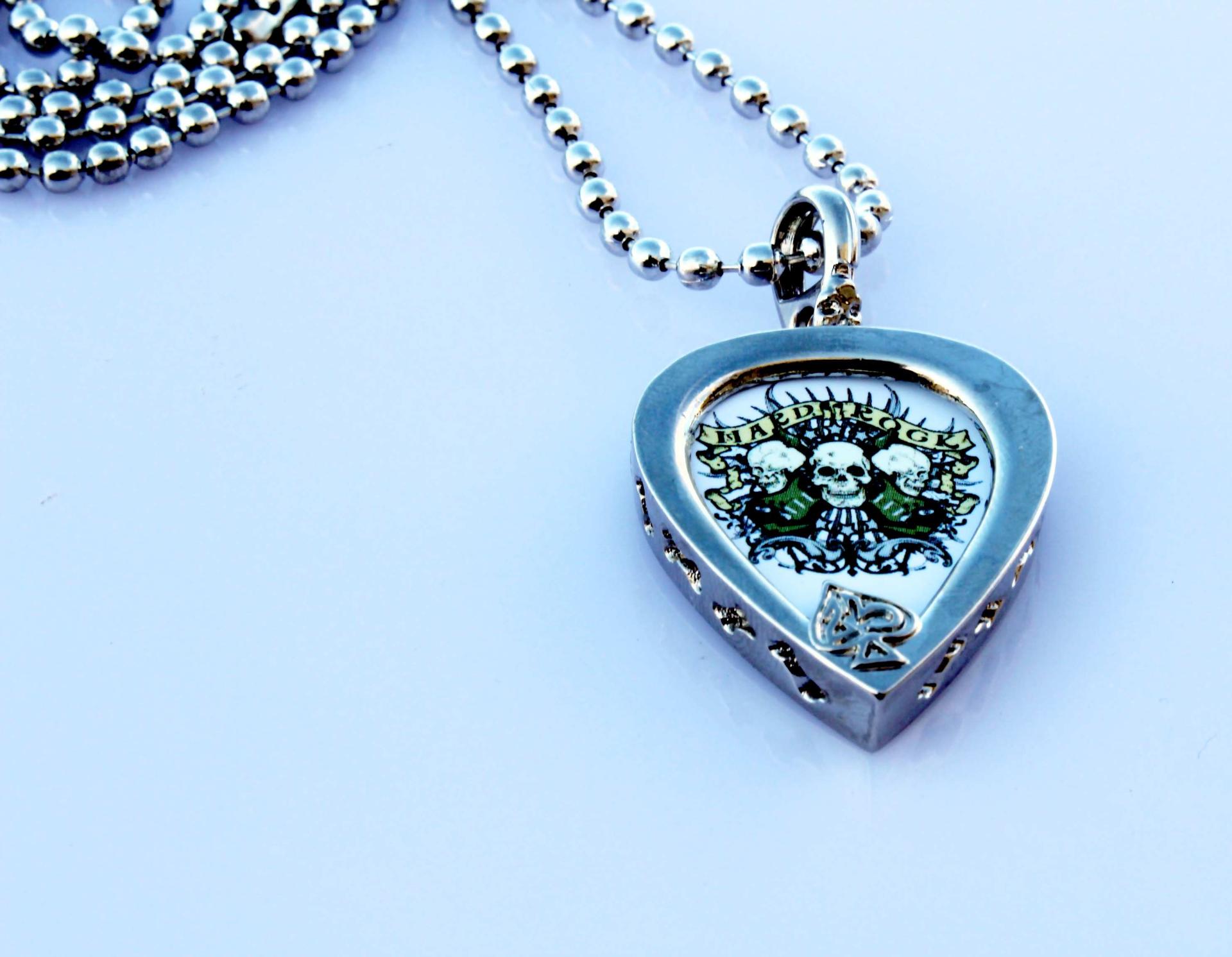 Guitar Pick Holder Necklace