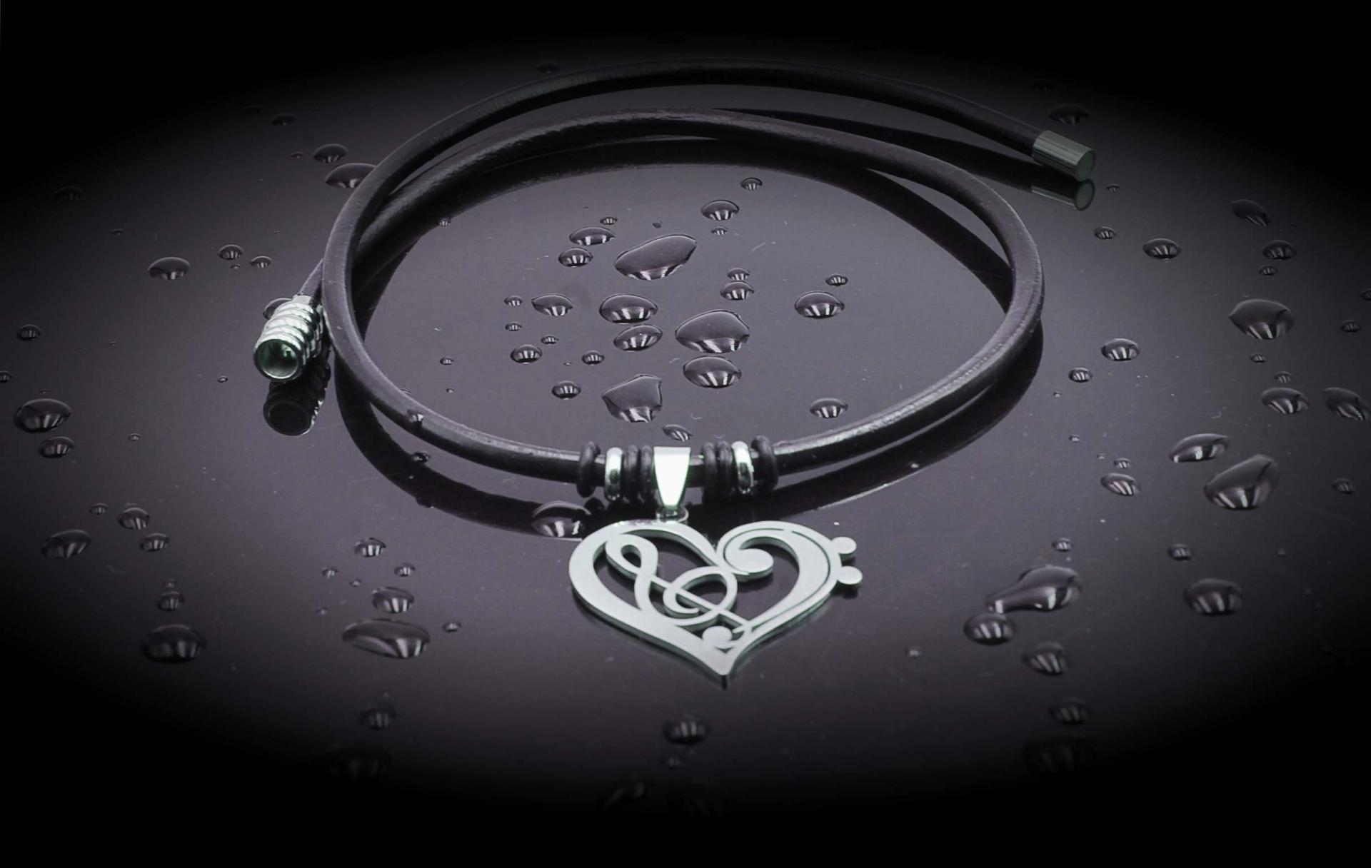 Heart Choker Treble Clef & Bass Clef Design