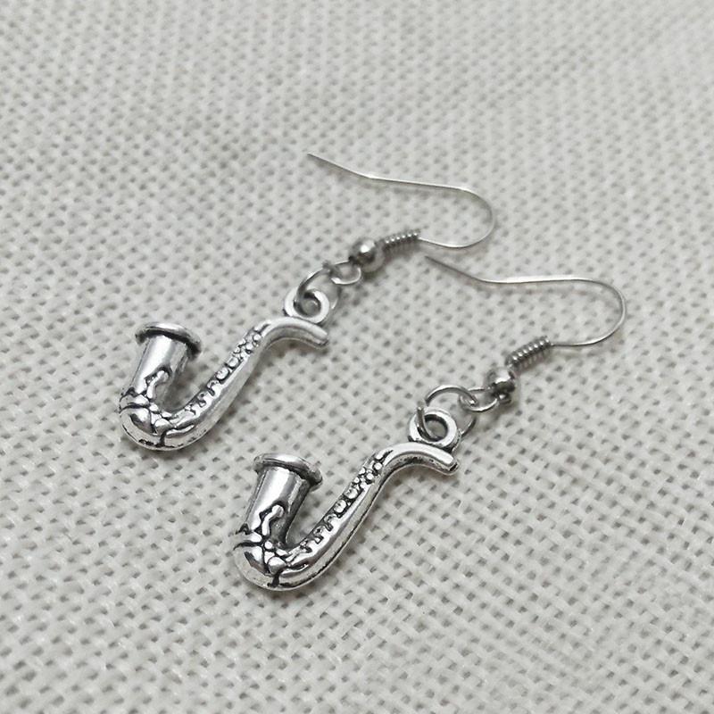 Saxophone Retro Style Earrings