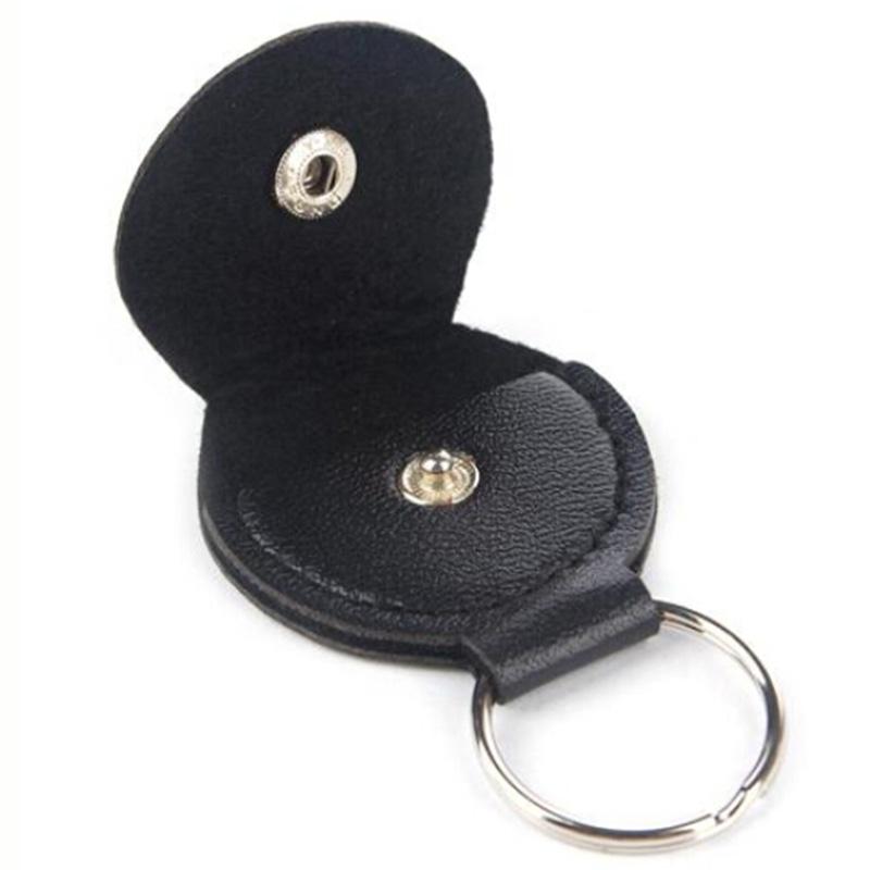 Guitar Pick Holder Keychain / Keyring with Free Pick