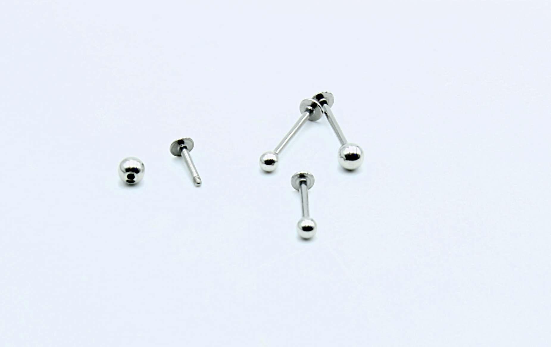 labret studs from wow jewellery online