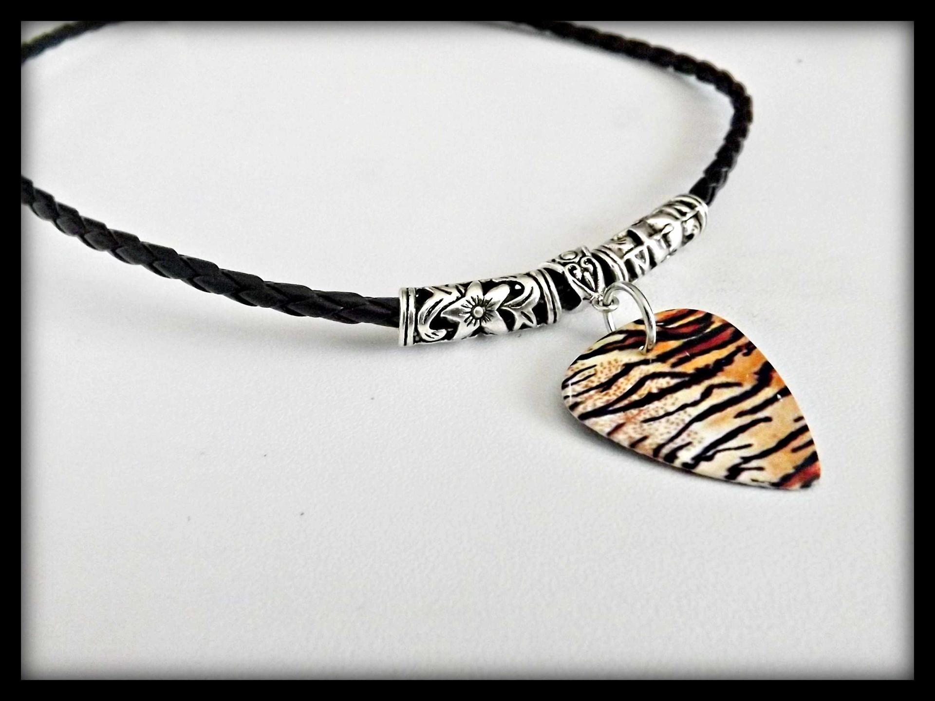 Leopard and Tiger Print Choker Necklaces - Customisable