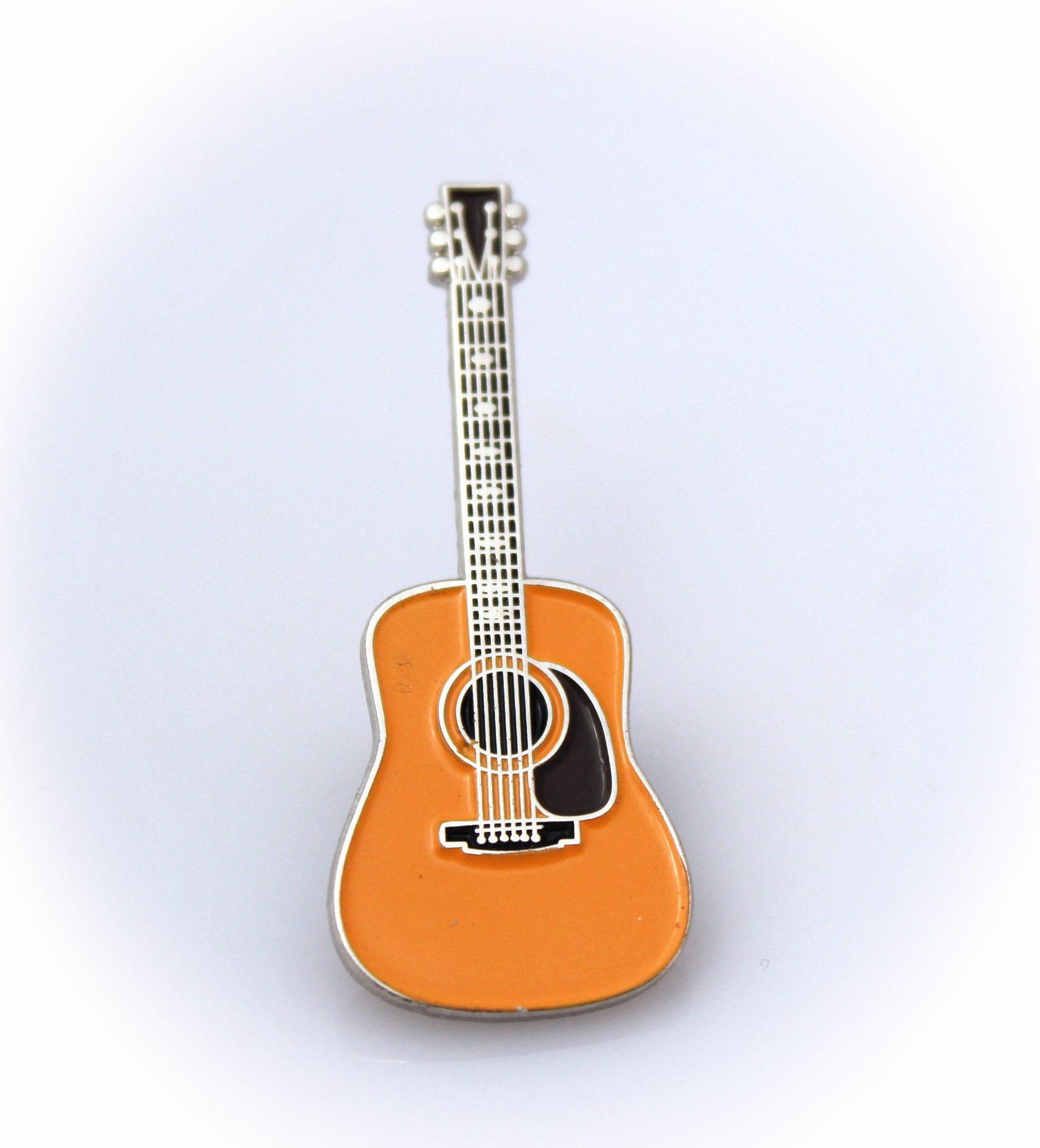 Martin D45 Natural Guitar  Pin Badge