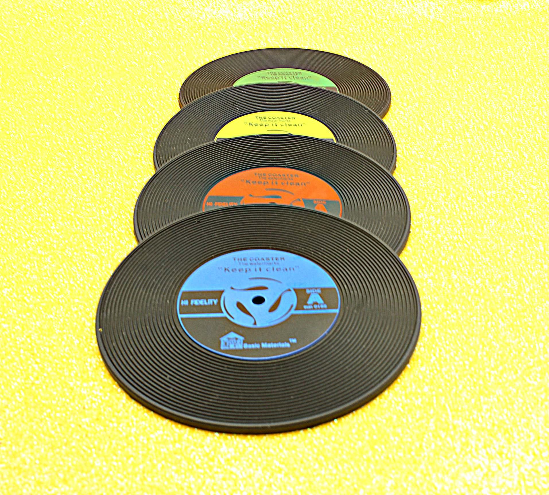 CD Record Drinks Coaster /Coffee Mat