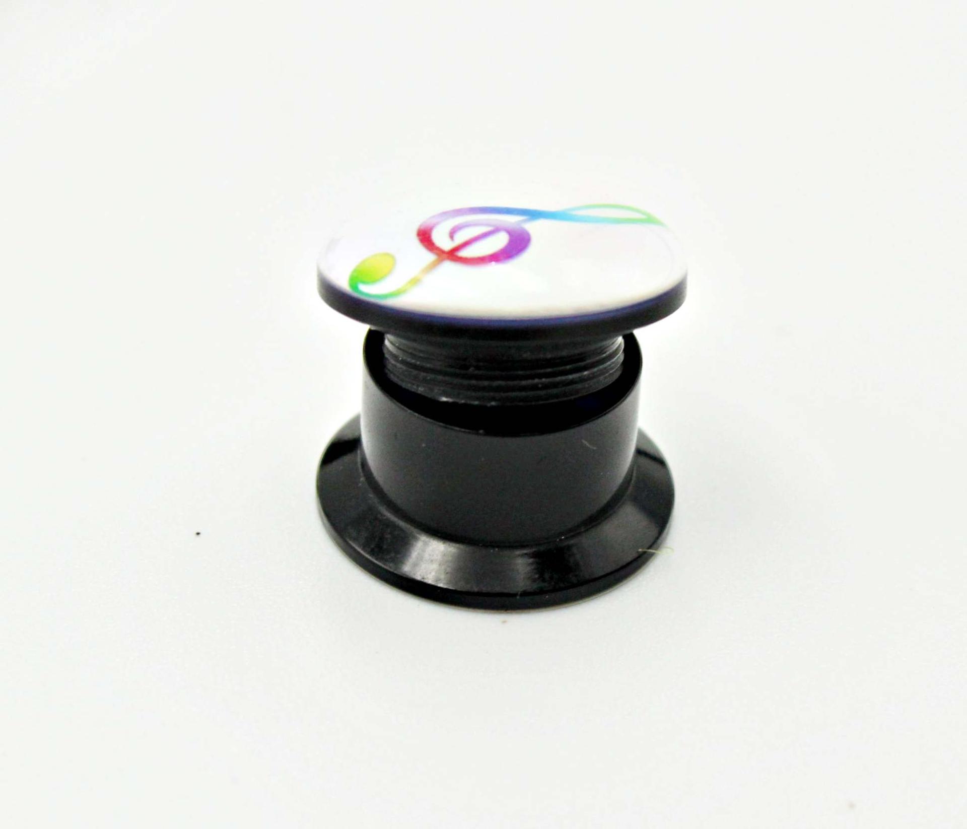 Music Note Ear Plug  Expander Tunnel Colourful