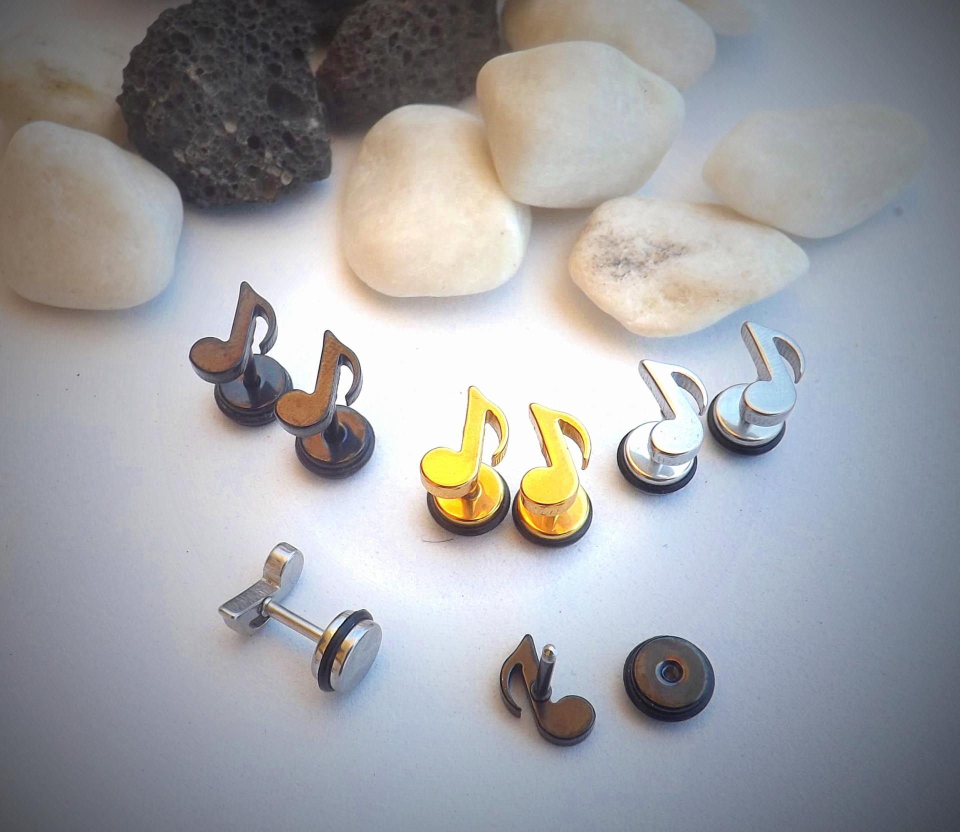 Fake Ear Plugs - Music Notes