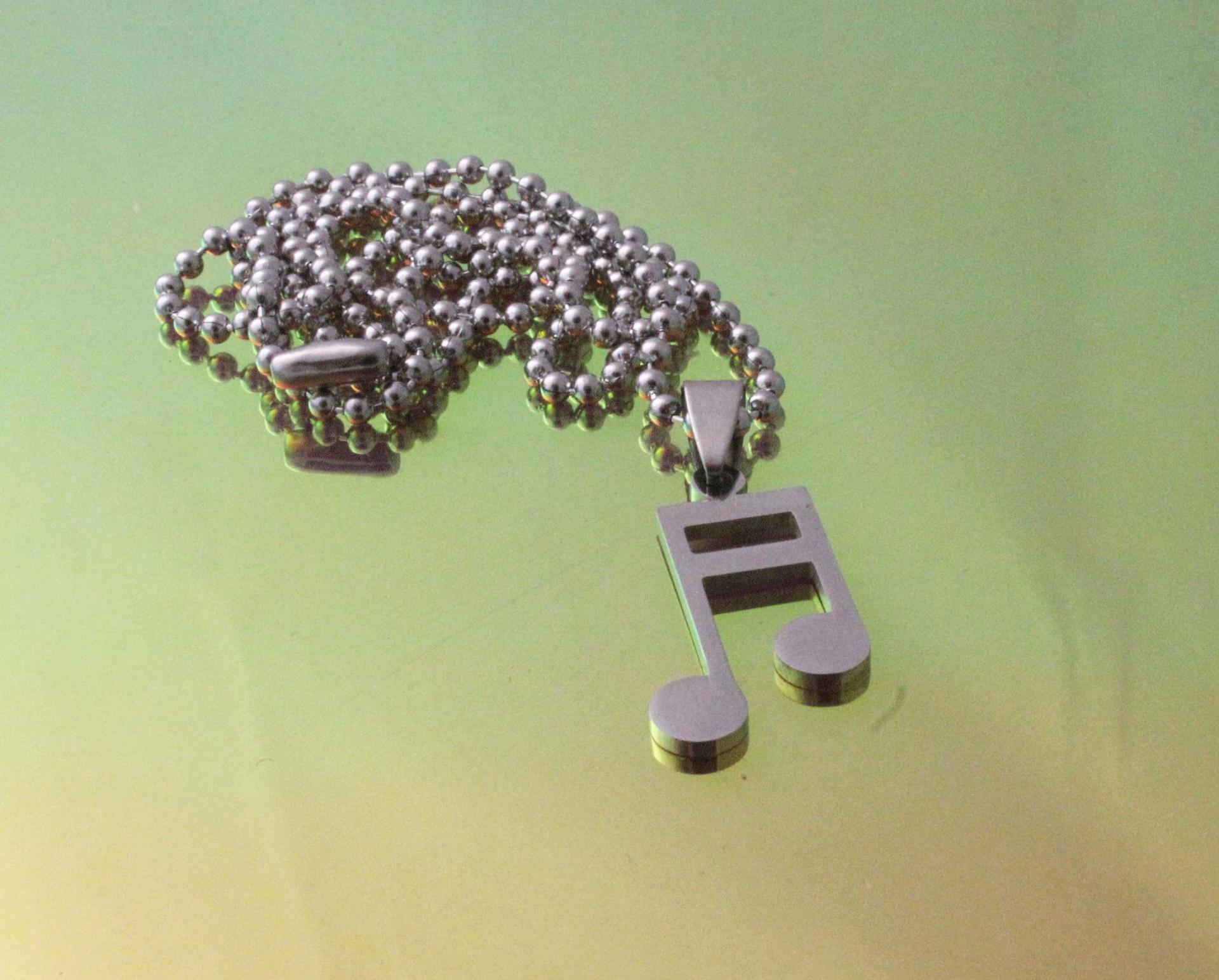 Chrissie C Music themed necklace