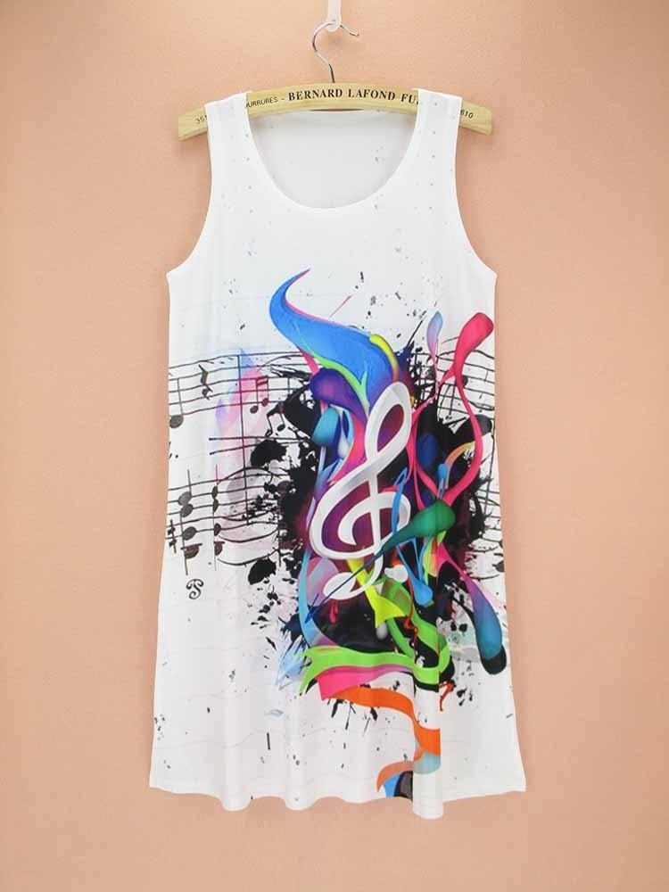 Music Note Vest / Dress