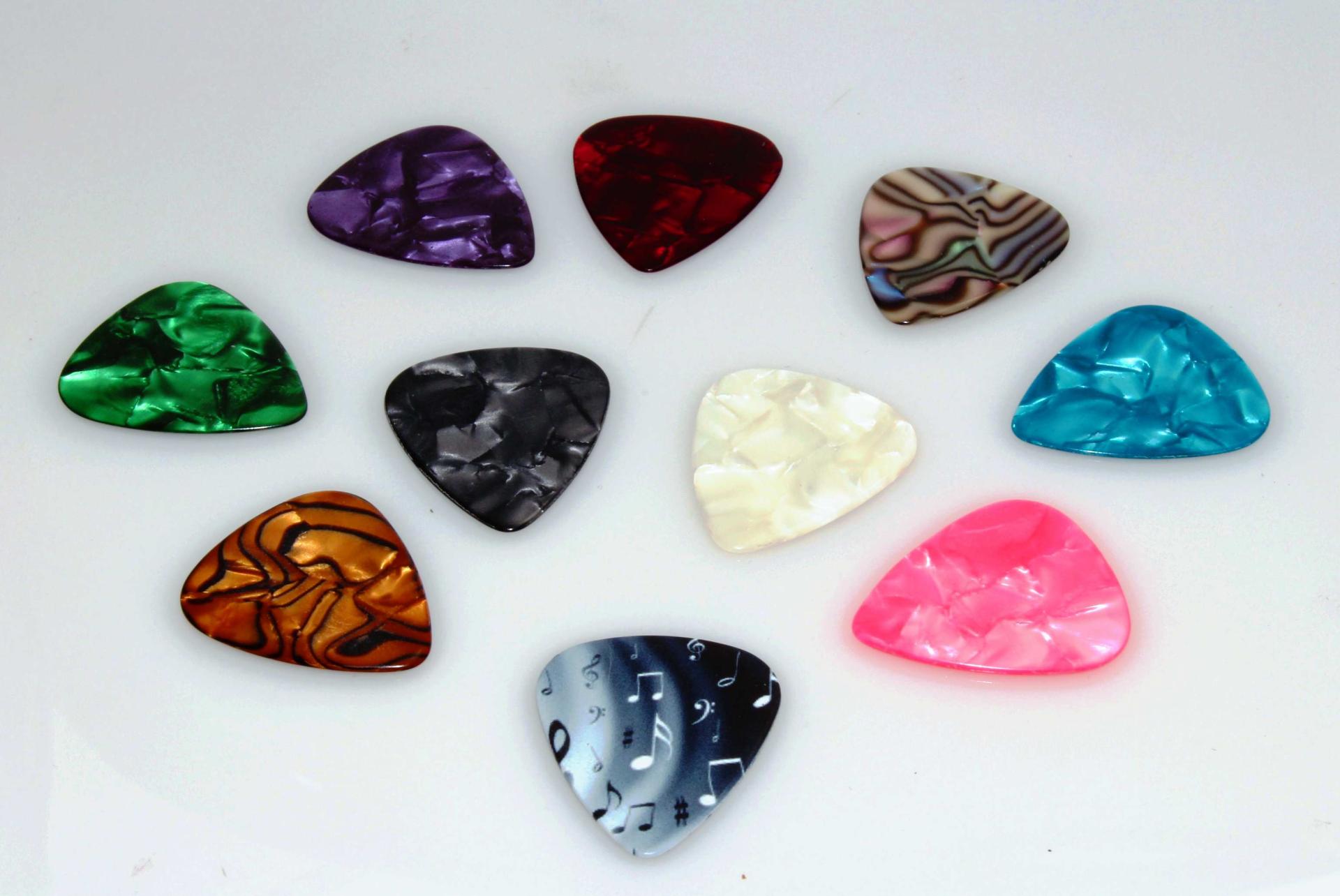 Guitar pick Colours