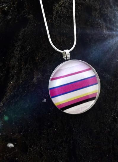 Rainbow Candy Colourful Funky Pendant