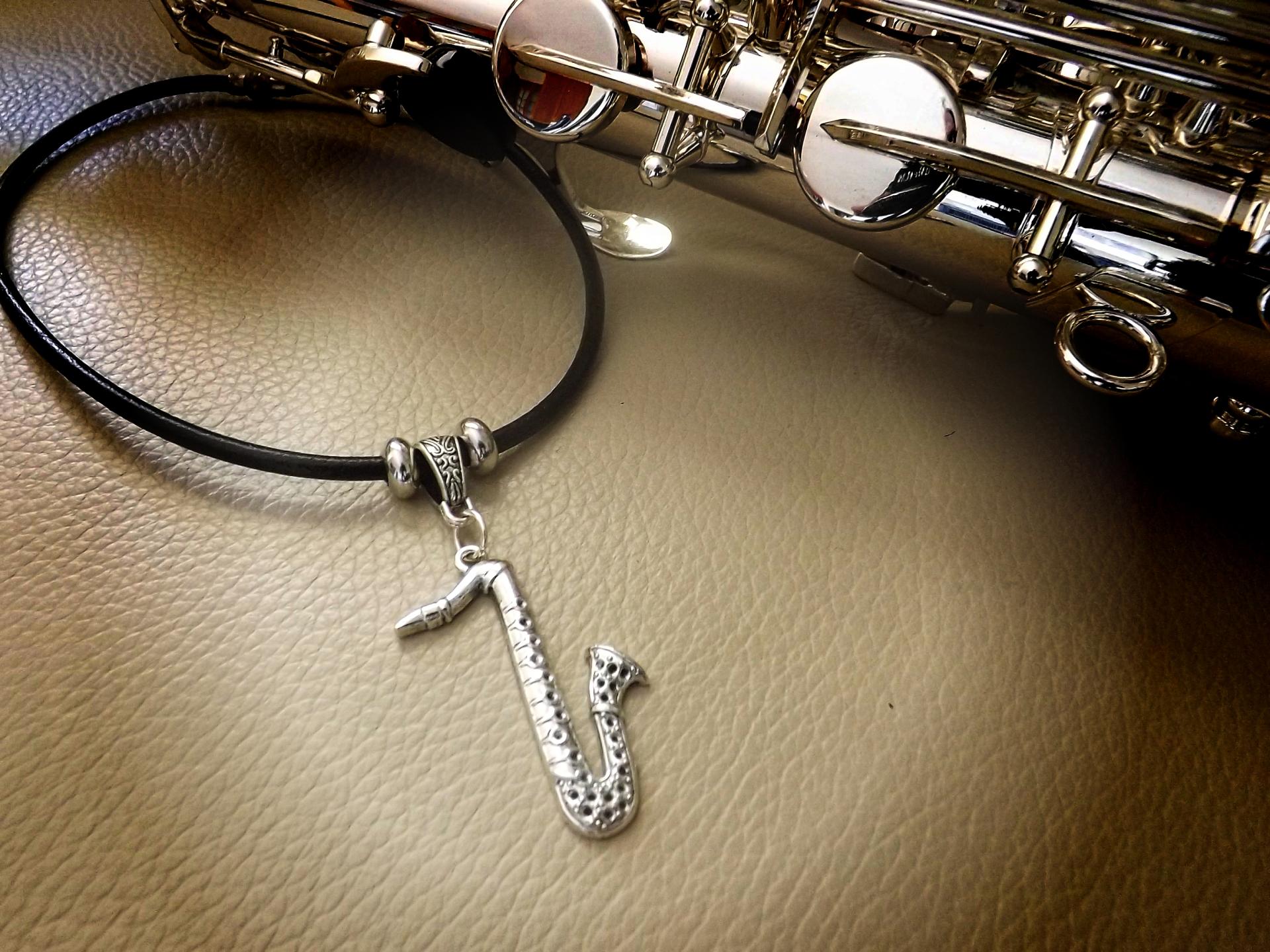 Saxophone Choker Necklace - Premier Range