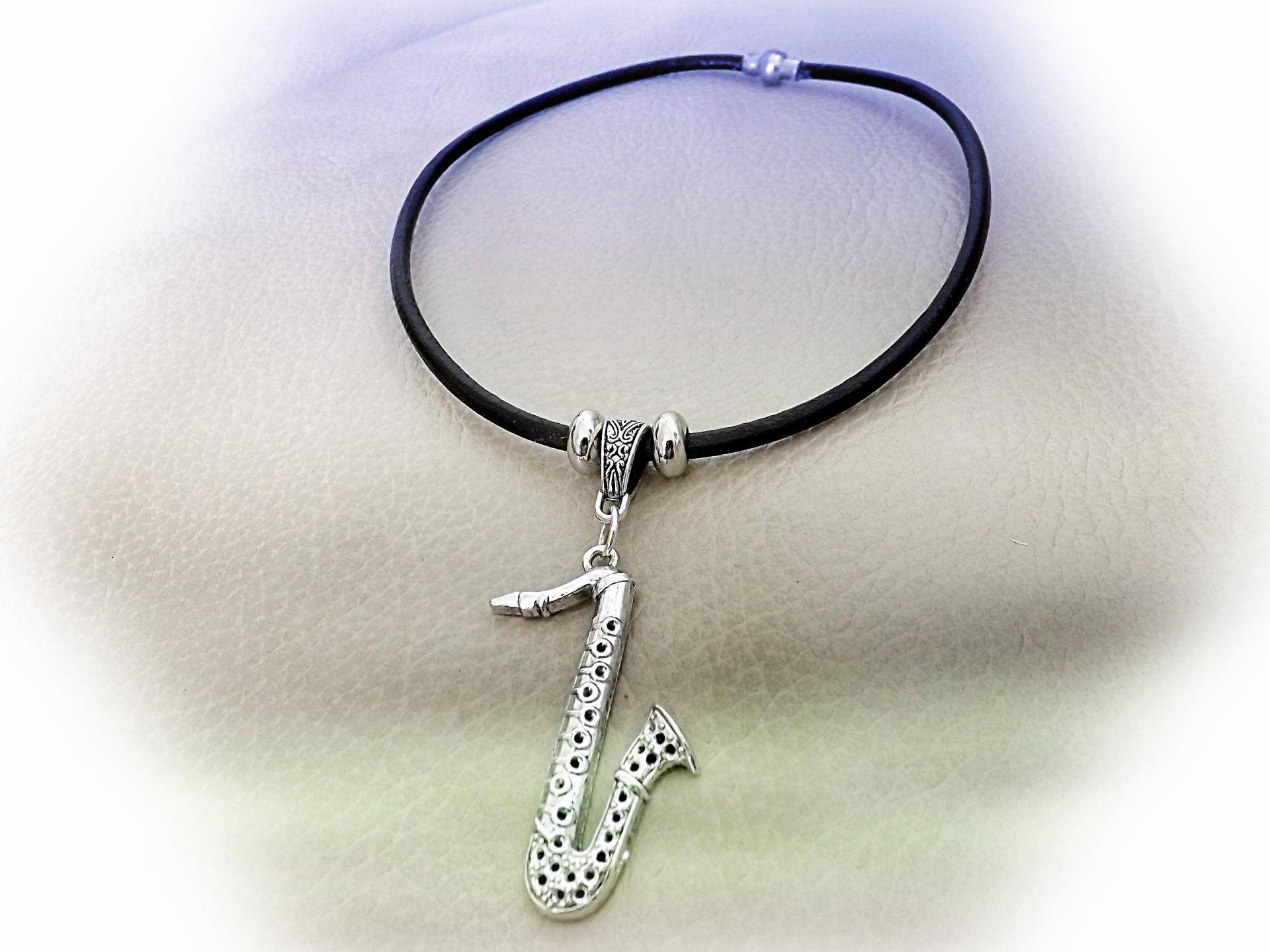 Saxophone Choker Necklace - Premier Range