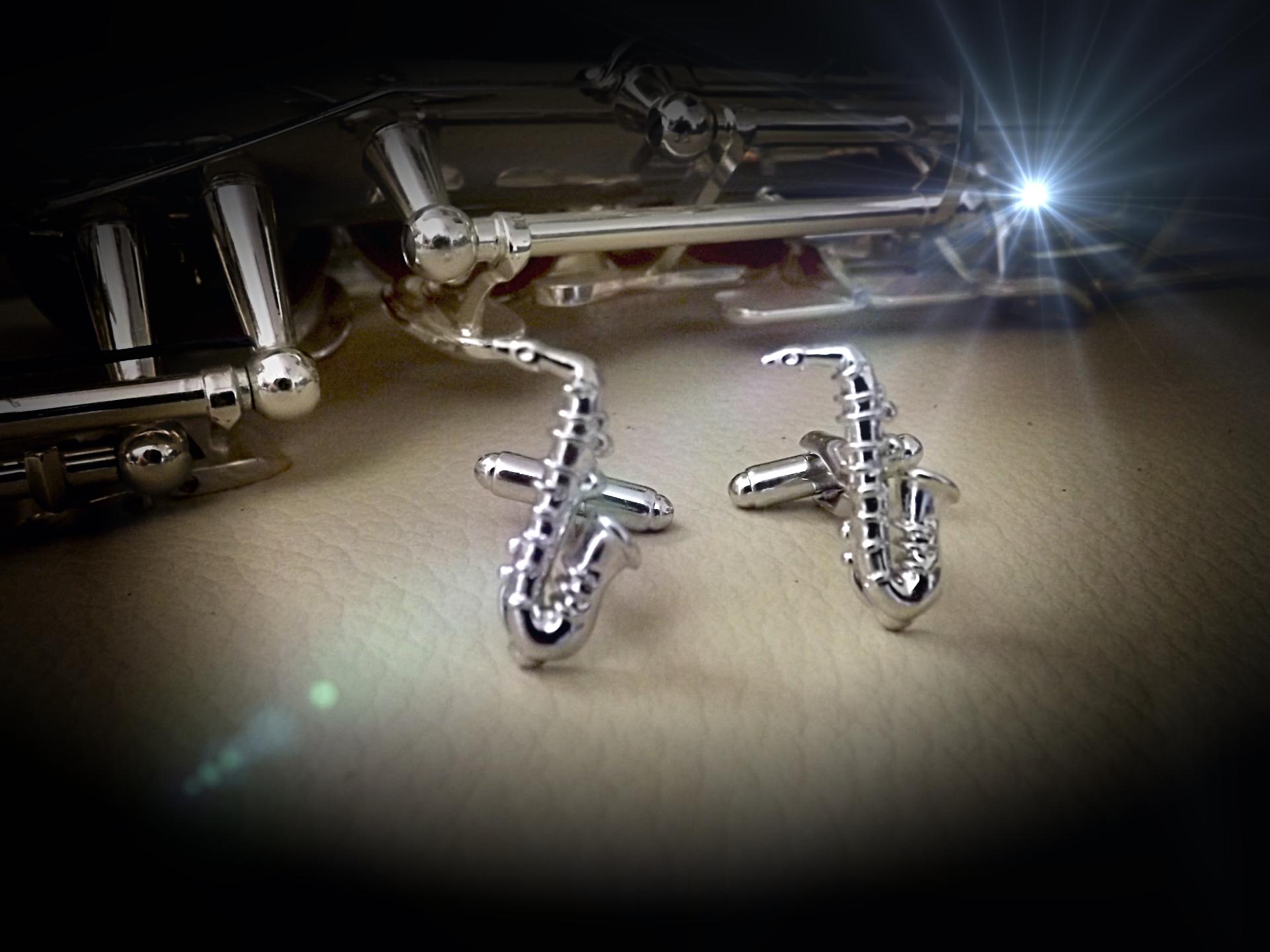 Sax Cufflinks