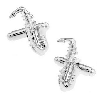 sax cufflinks