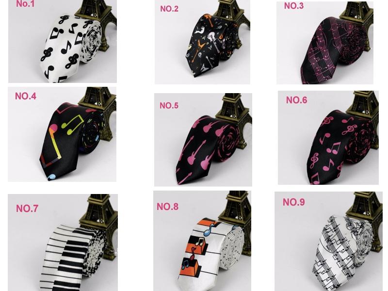 Music Themed Ties - Choice of Design