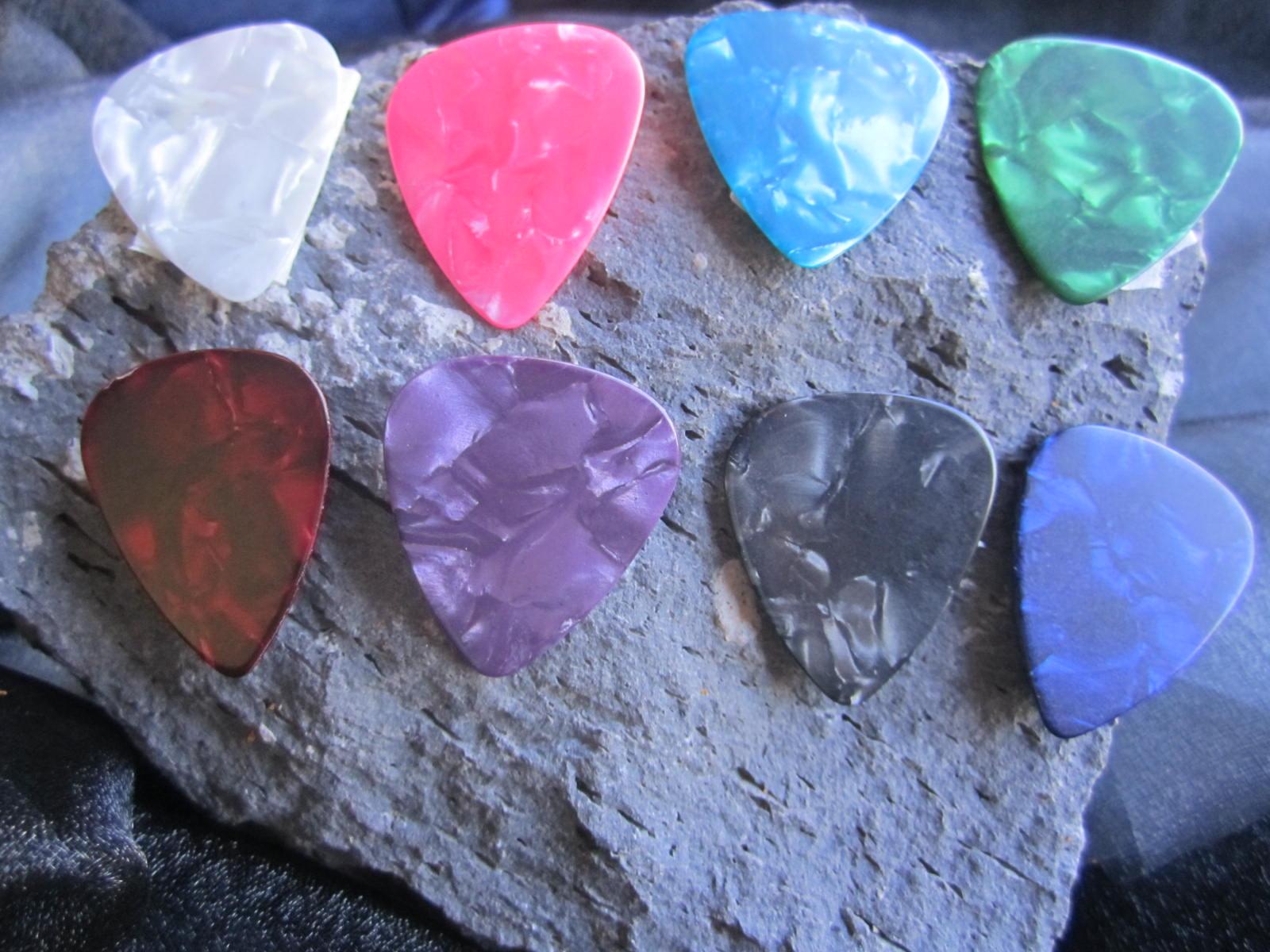 Guitar Pick Cufflinks Colour Selection