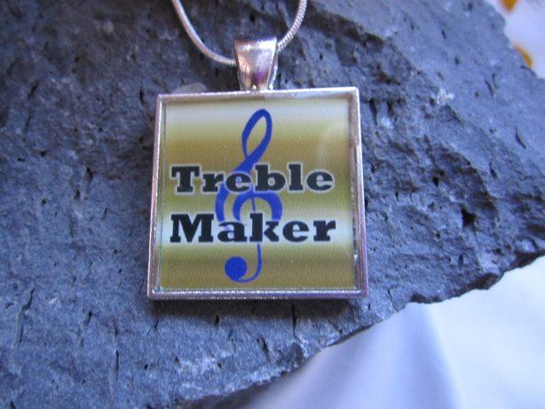 Treble Maker resin Pendant