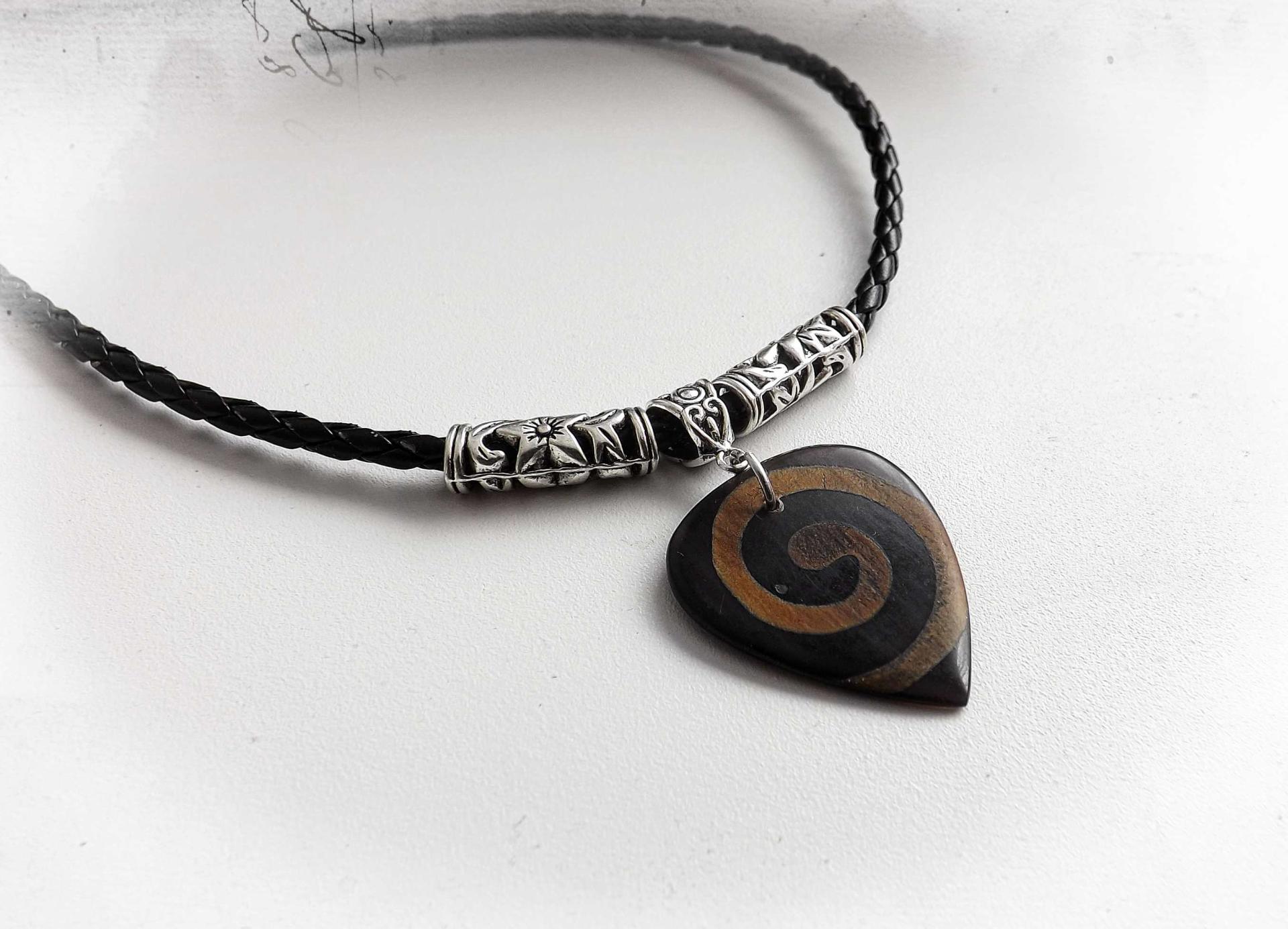 Tribal Tone Timber Guitar Pick Choker - SPECIAL EDITION Snake, Anemone or Starfi