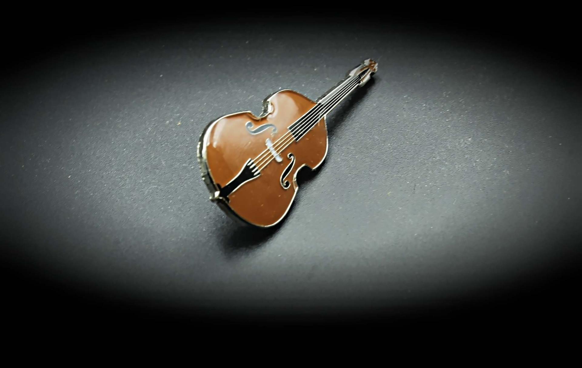 Double Bass (Contrabass) Pin Badge