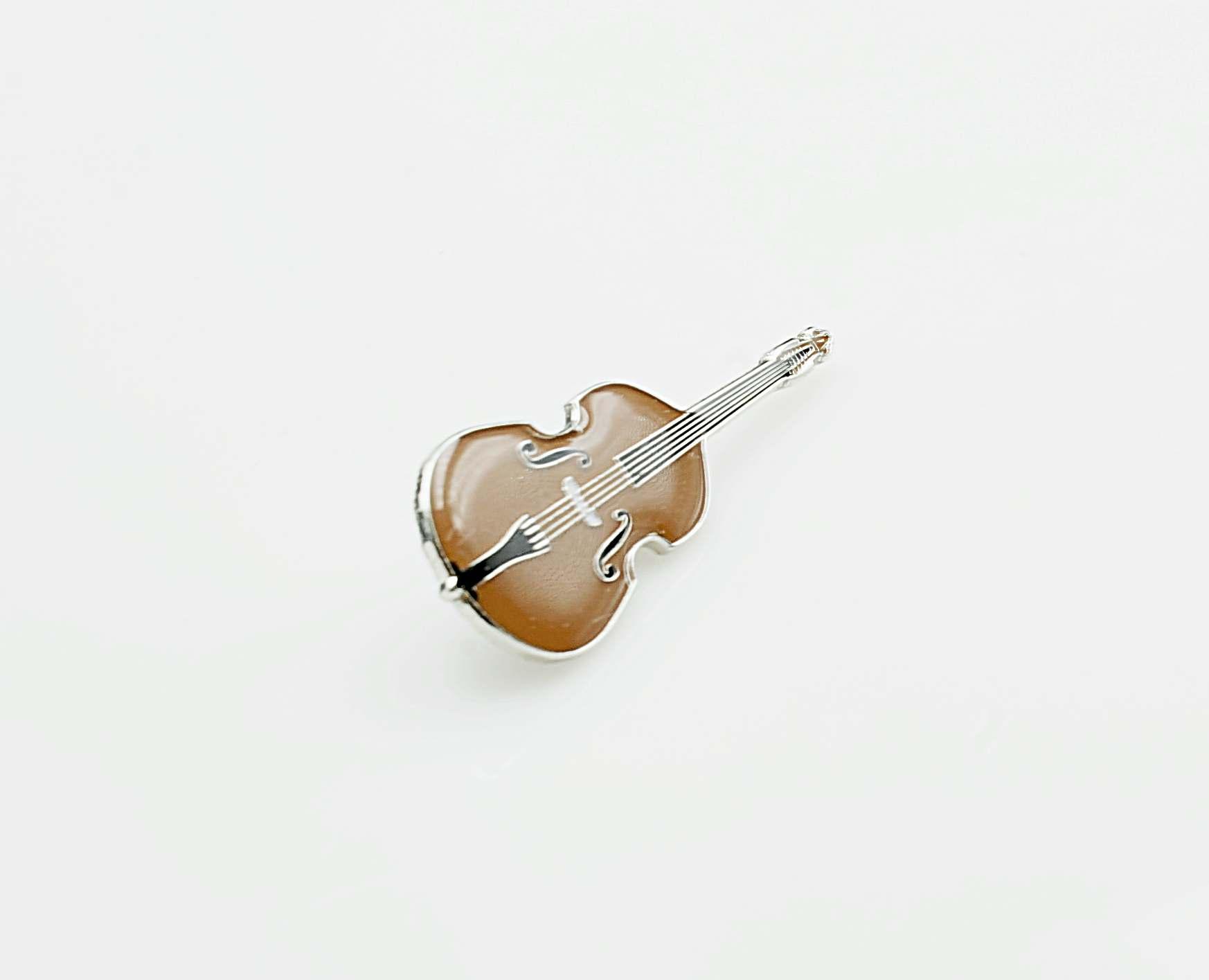 Cello pin badge from Music Jewellery Online