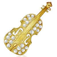 Violin Pin Brooch