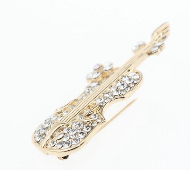 Violin Pin Brooch