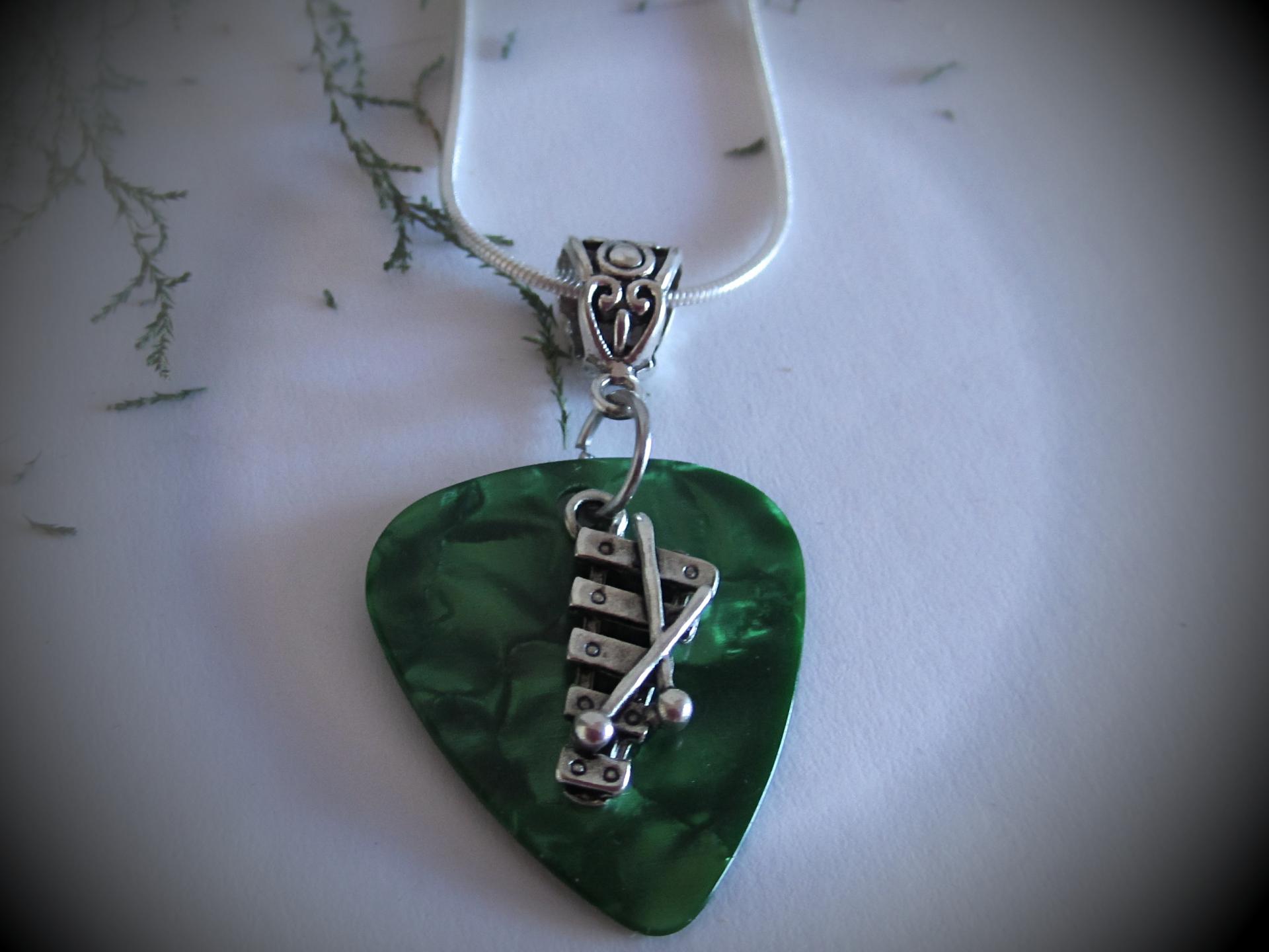 Xylophone Necklace/Choker - Guitar Pick Style